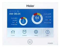 Монтажный элемент HAIER  Центральный пульт (до 64 внутр. блоков) HCSA164DBT HAЦент22451 - фото 6519